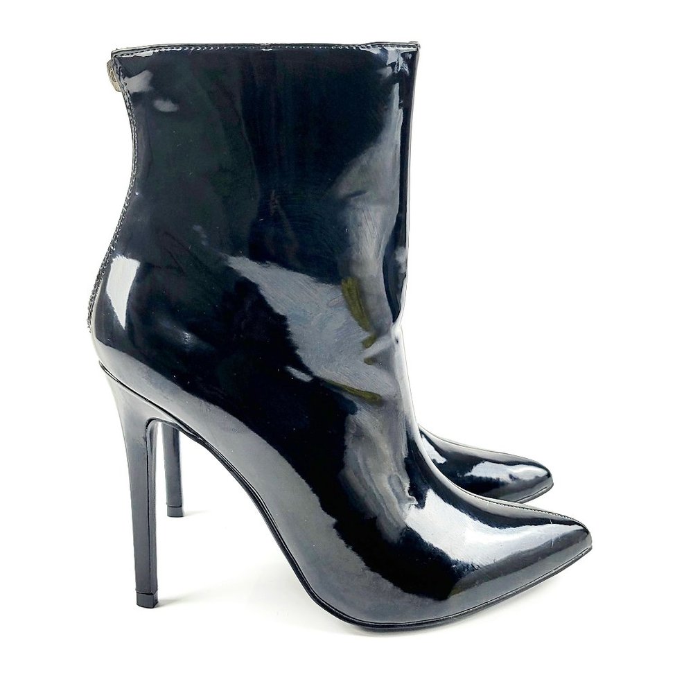 New Black Justfab Women Fall Winter Black Ankle Boots Size 8 US